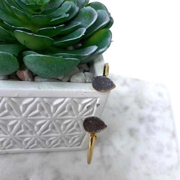 ▵ NEW ▵  Druzy Bangle Bracelet - Picture 5 of 8